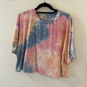 Tie-Dye Women's Top - Multicolor
